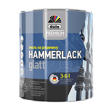 HAMMERLACK МОЛОТКОВАЯ чёрная  750мл "DufaPremium" Эмаль (под заказ)